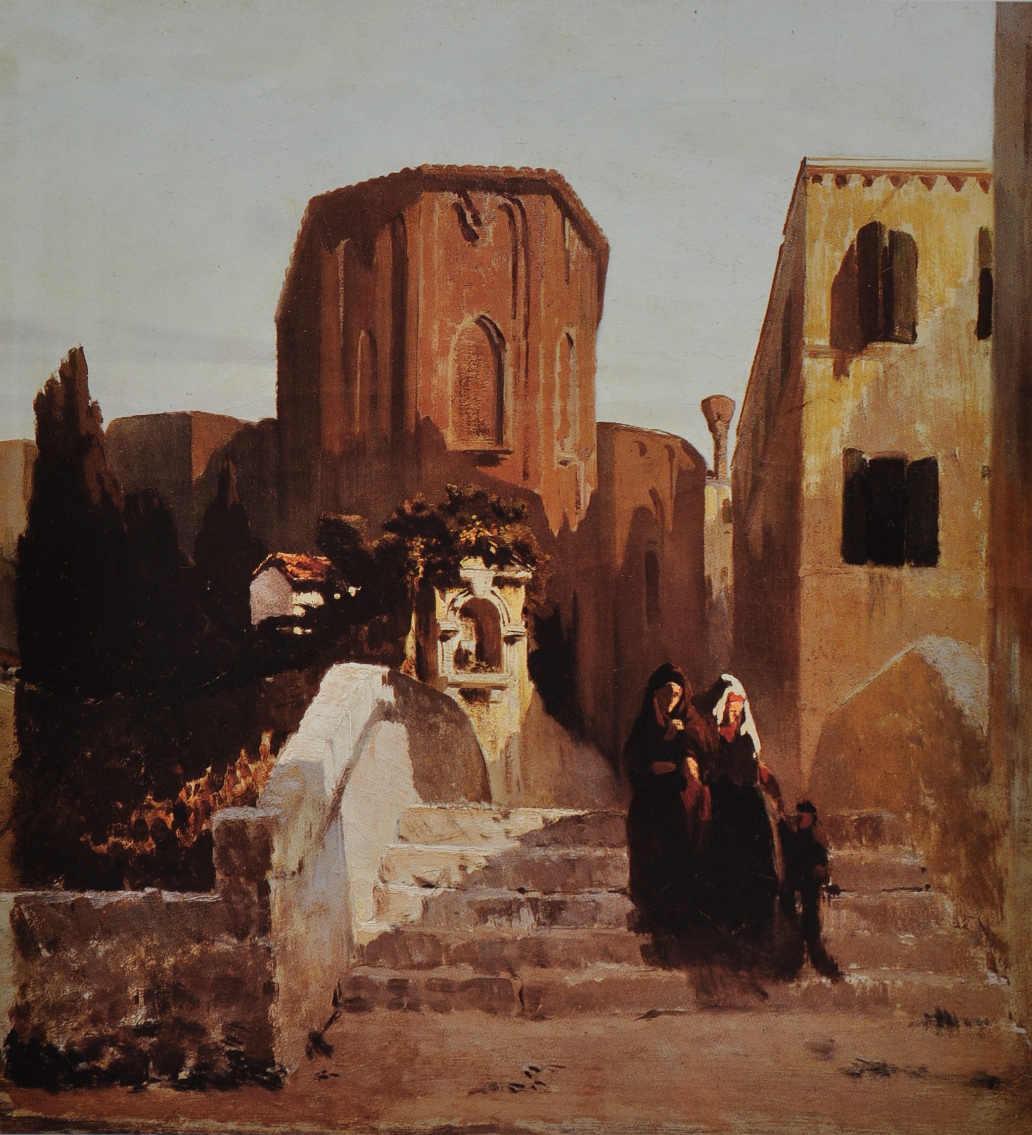 Fig. 1 Telemaco Signorini, Il Ponte della Pazienza a Venezia, 1856, oil on canvas, 39 x 36 cm, private collection