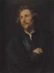 Abb. 1 Antonis van Dyck,  Bildnis des Bildhauers Georg Petel, 1627-28, Öl auf Leinwand, 73 x 57 cm München, Alte Pinakothek 