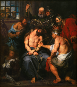 Fig. 2 Sir Anthony van Dyck, Christ Crowned with Thorns, Prado, Madrid.